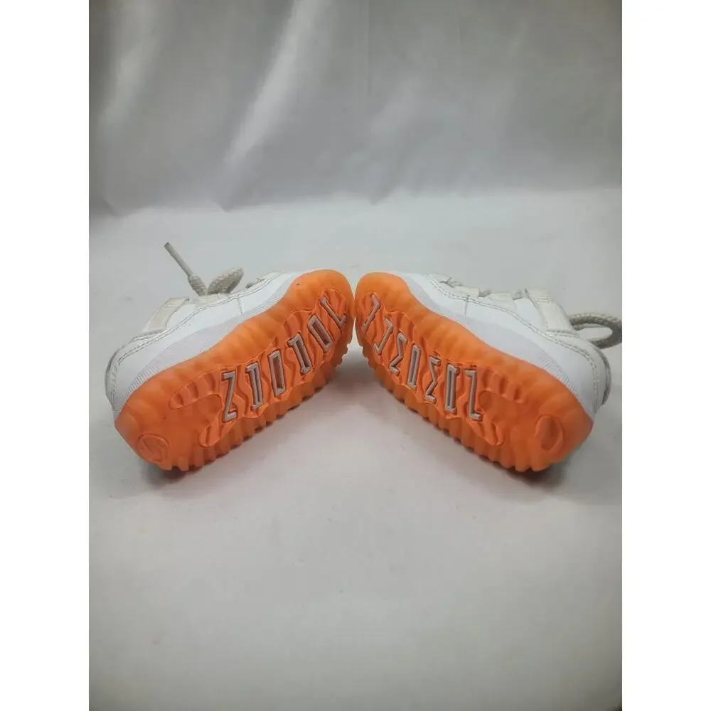 Nike Air Jordan 11 Retro Low Bright Citrus Orange Toddler Size 4C... DJ4327-139